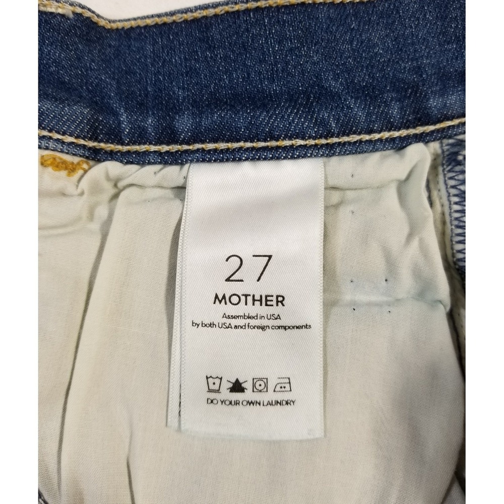 🆕 MOTHER x Miranda Kerr The Snap Down Mini Flare Skirt High Spirits 27 $198 - Picture 14 of 16